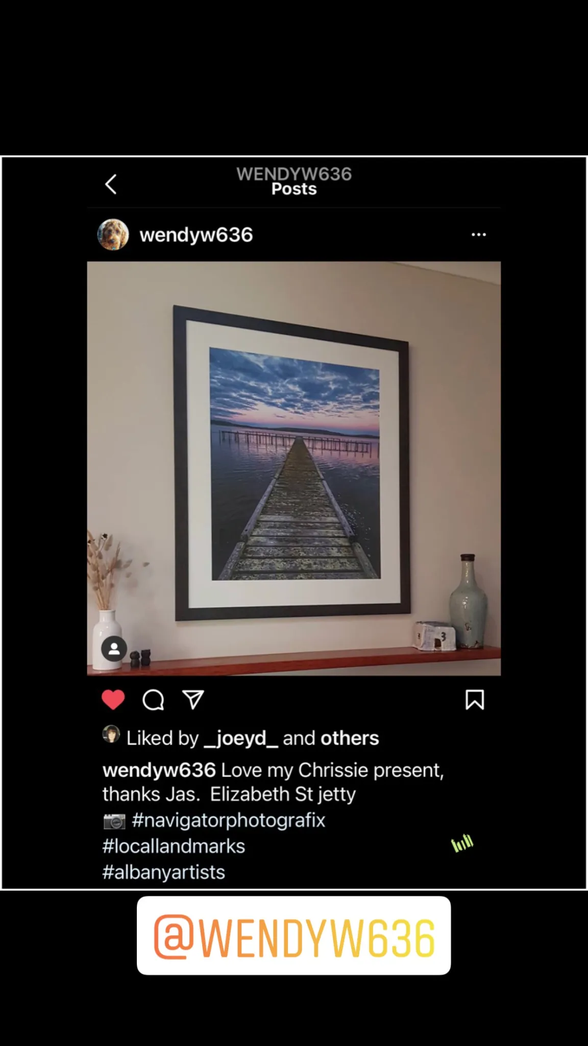 WendyW Instagram testimonial
